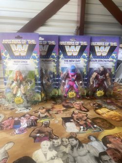 WWE Masters Of The Universe Lot!!! Braun! Becky! New Day!