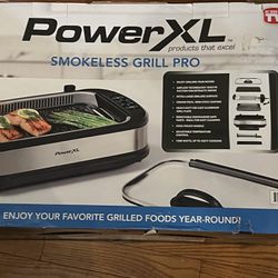 Power Xl Pro Smokeless Grill/New