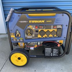 TRI FUEL 7500W PORTABLE GENERATOR ELECTRIC START 120/240V Only used once 