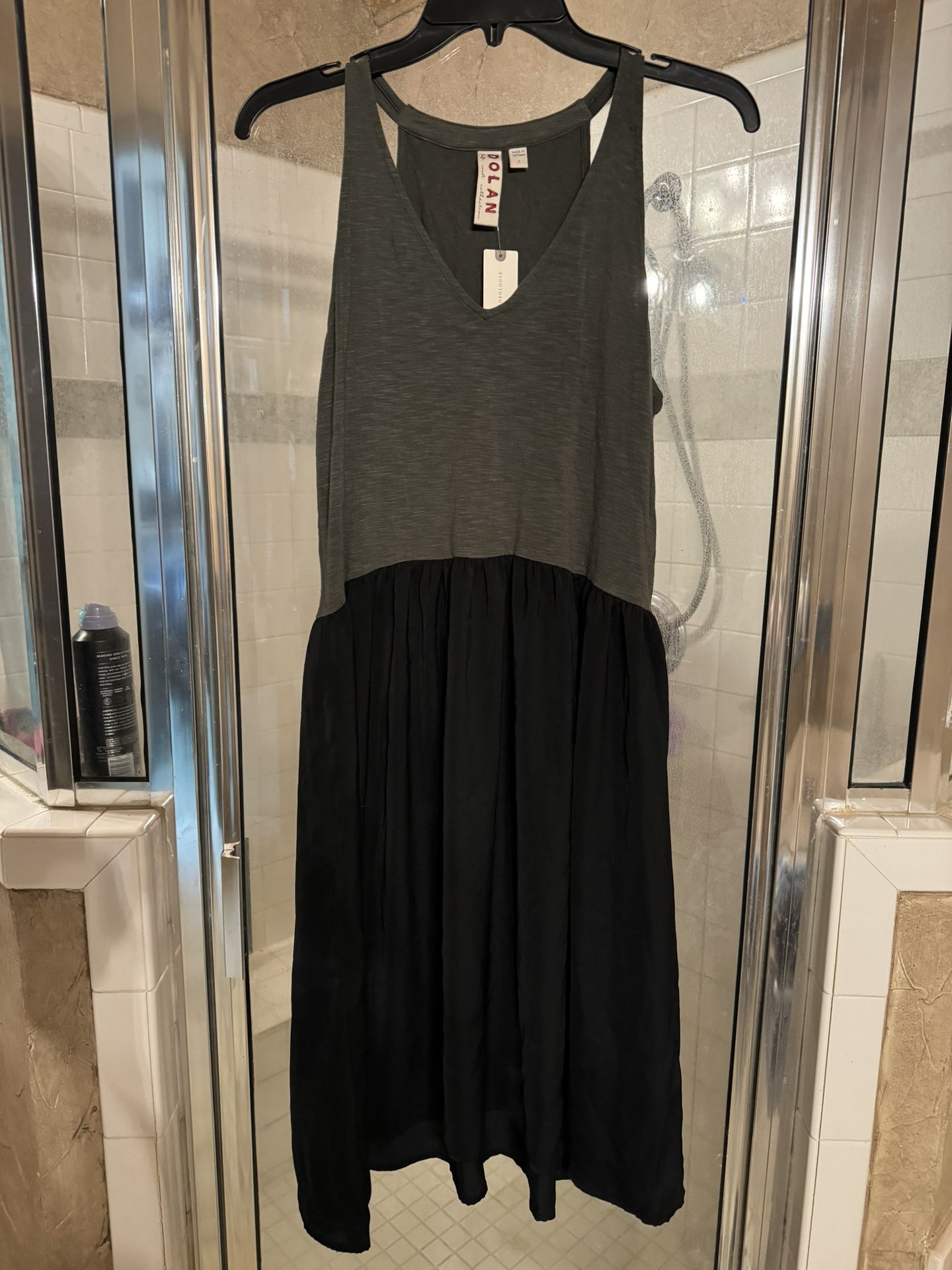 Dolan Anthropologie Green Black Dress Size Small S New NWT