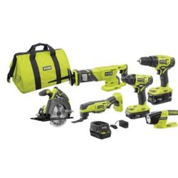 Ryobi One + 6 Tool Combo Kit