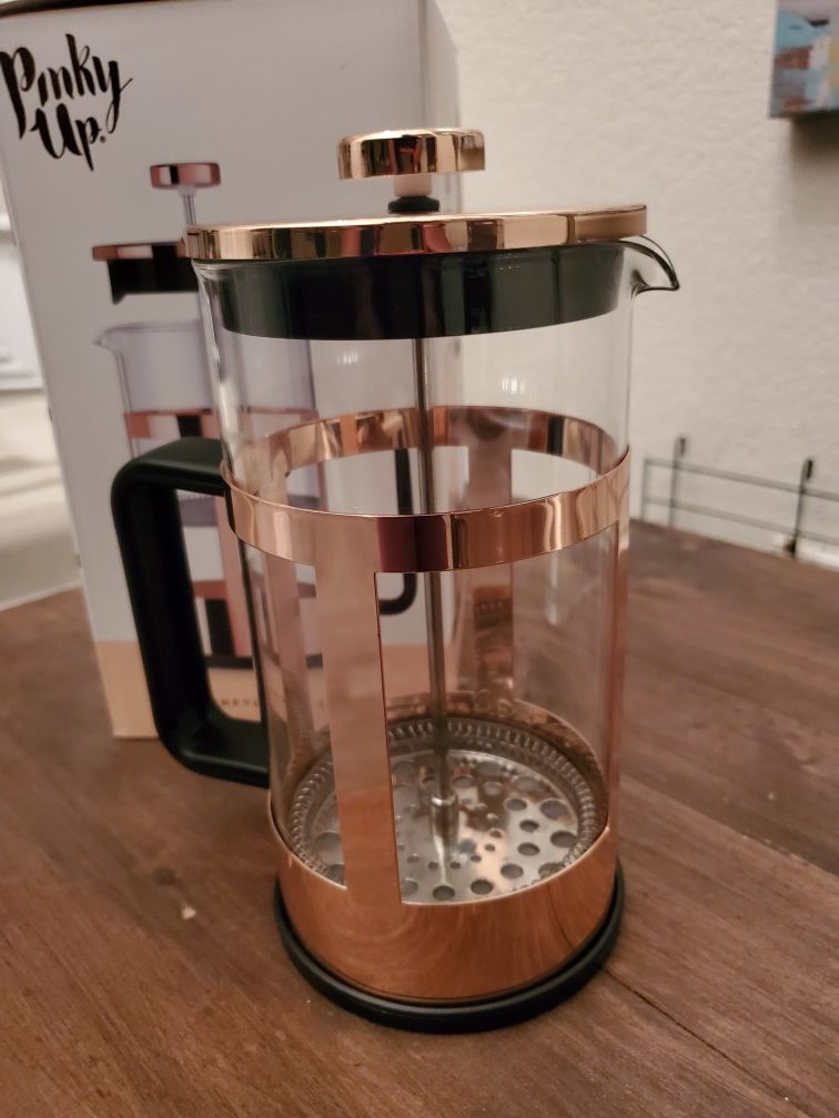 Piper Rose Gold Press Pot