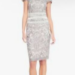 Silver Evening Formal Dress