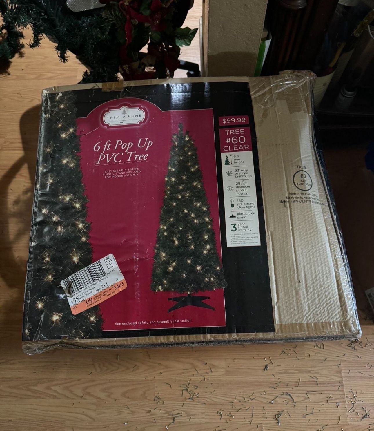 6ft Pop Up PVC Tree / EASY SET UP IN 3 STEPS 