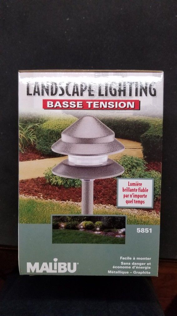 Intermatic Malibu Landscape Lighting 4W Low Voltage Tier Light Fixture with Bulb Set Of 3