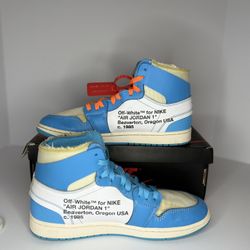 Off-White Jordan 1 “UNC” Size 11 - Gently Used