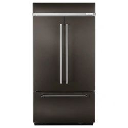 Brand New Black Stainless KitchenAid Built In 42” Refrigerator French Door