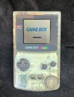 Nintendo Clear GameBoy Color Game Boy Handheld Console