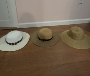 Summer Beach Vacation Or Gardening Hats