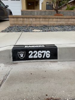 Customized sports teams curb painting