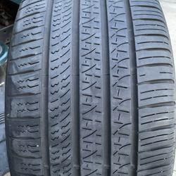 1 pirelli p zero all season tire , 255/40/19
