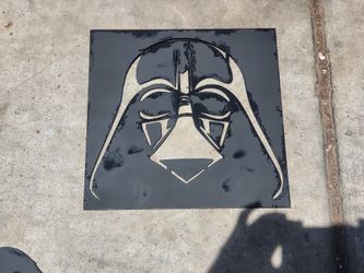 Darth Vader Metal Cutout About 18 Inches