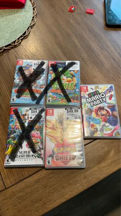 Nintendo switch $35 each.