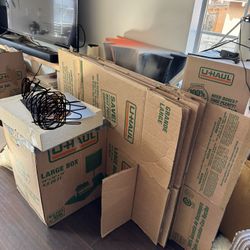 U HAUL MOVING BOXES  
