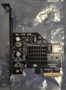 PCI-E to USB 3.1 Front Panel Type-E (USB-C) Expansion Card - ASM3142
