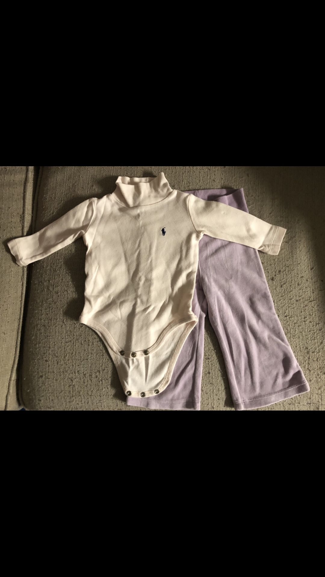 Baby Girls Ralph Lauren Outfit Set 9-12m