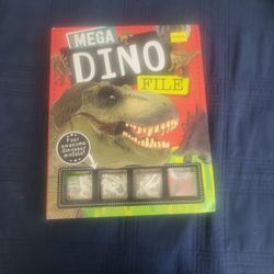 Mega Dino File children's hardback book 