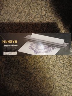 Black tattoo printer bluetooth