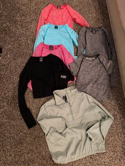PINK lot tops (size small, 1 is xs) all for $25