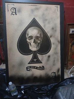 Ace Of Spades Painting 