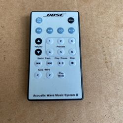 Bose Accoustic Wave Music System II Remote Control 