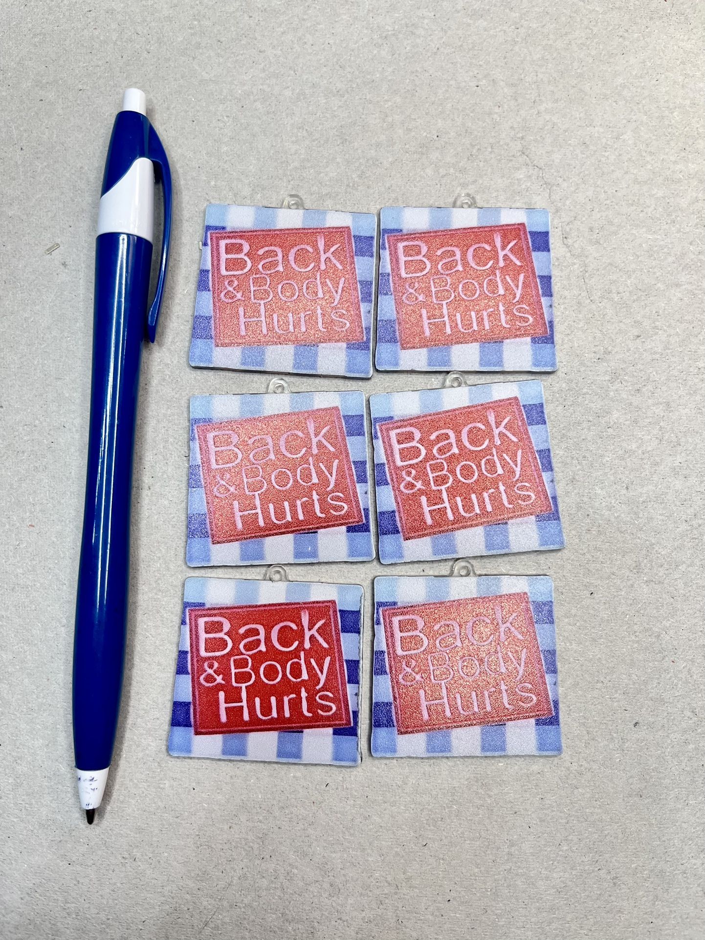 6 New Acrylic Fatback’s Great For Crafts