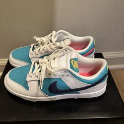 Nike Dunk Low Dusty Cactus Thunder Blue 