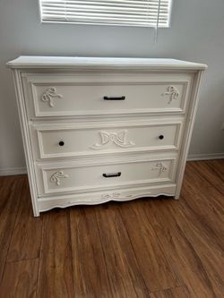 White dresser