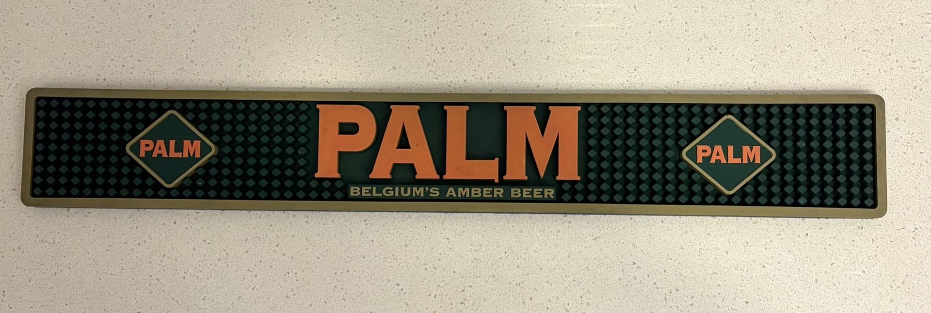 PALM Belgium’s Amber Beer Rubber Bar Spill Mat