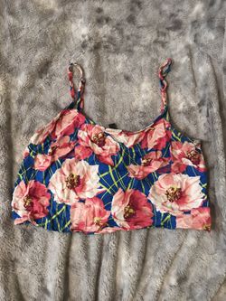 Floral crop top