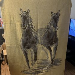 Double Sided Wool Horse Blanket 