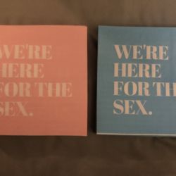 gender reveal napkins