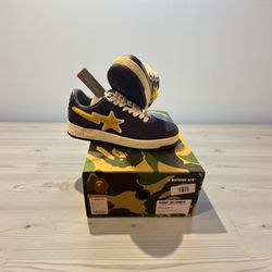 Bapsta Sneakers Blue And Yellow