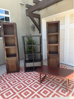 Furniture bookshelves cabinets priced to sell