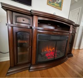 Electric Fireplace TV Stand Console