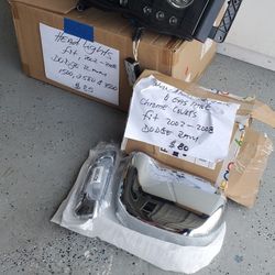 Dodge Ram Headlights & Chrome Covers $