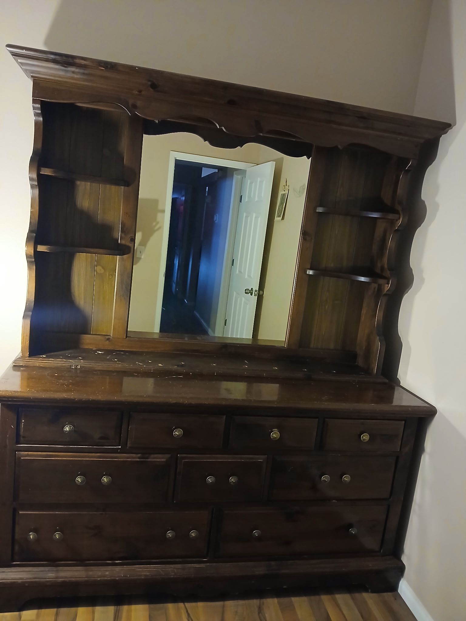Dresser With Mirror - Mirror And Dresser - Dresser - Mirror