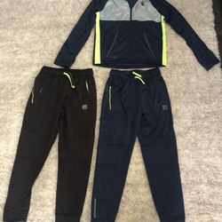 boys jogger sweat suit outfit and jogger sweats size XL14/16