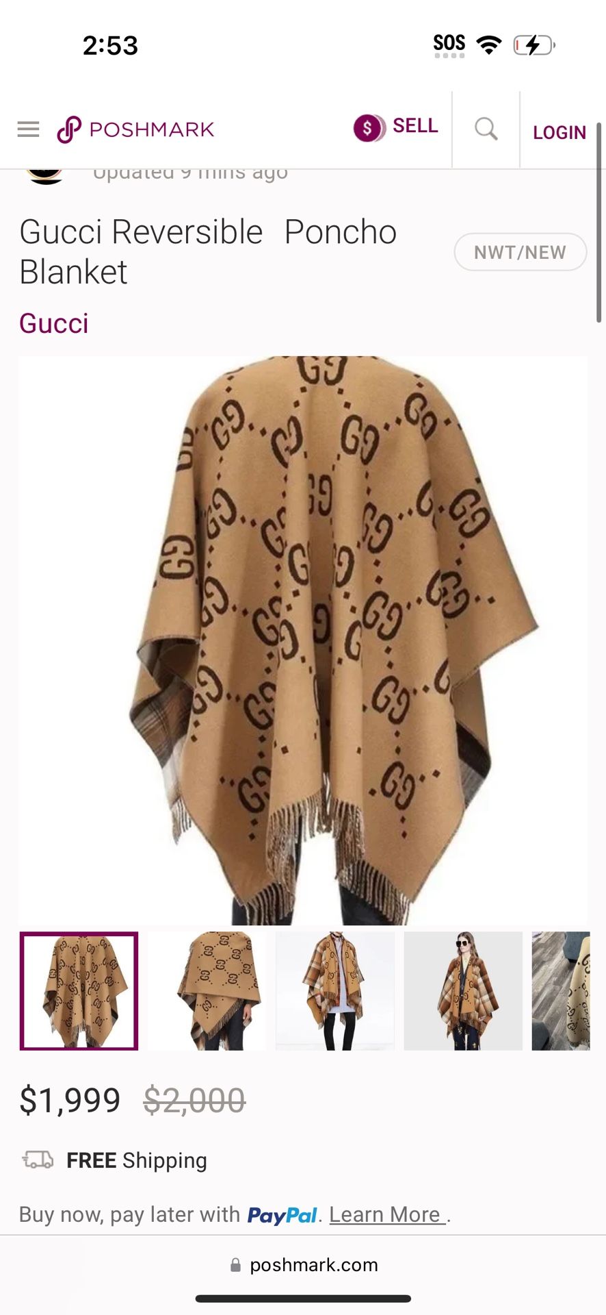 Gucci Poncho