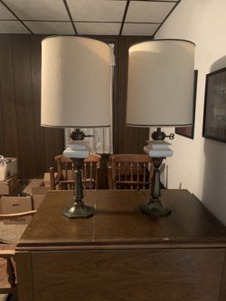 (2) Stiffel Vintage Lamps