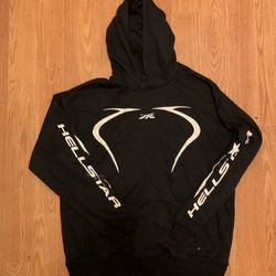 Black Hellstar Hoodie Size Large