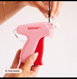 🔥Brand new🔥 Handheld Stitch Gun Clothing Tagging Tool with 6 Needles & 1200 Fasteners, Quick Fabric Repair, Clothing Alteration, DIY Sewing Helper 5