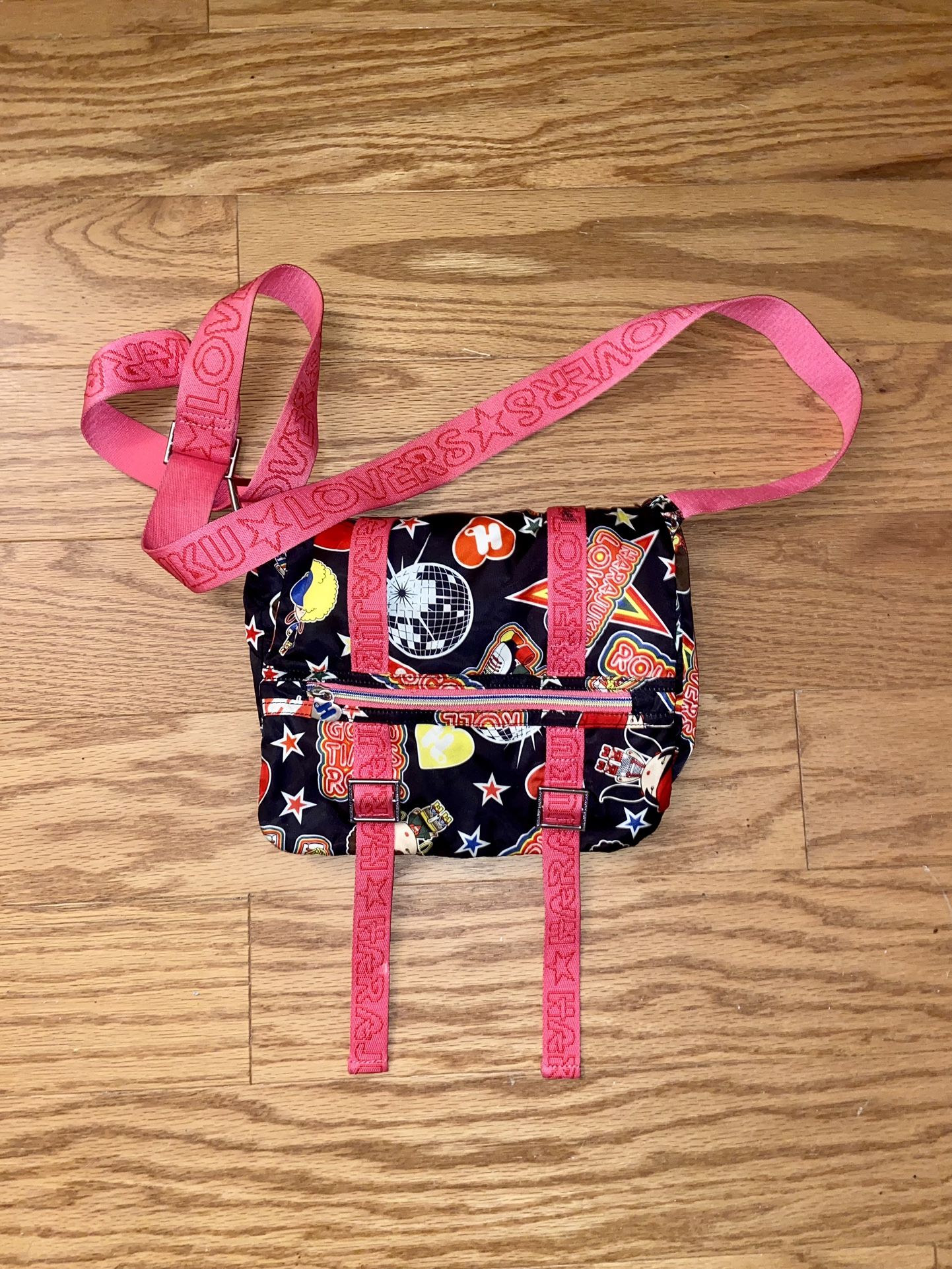 Authentic Harajuku Lovers “Let The Good Times Roll” Crossbody Bag