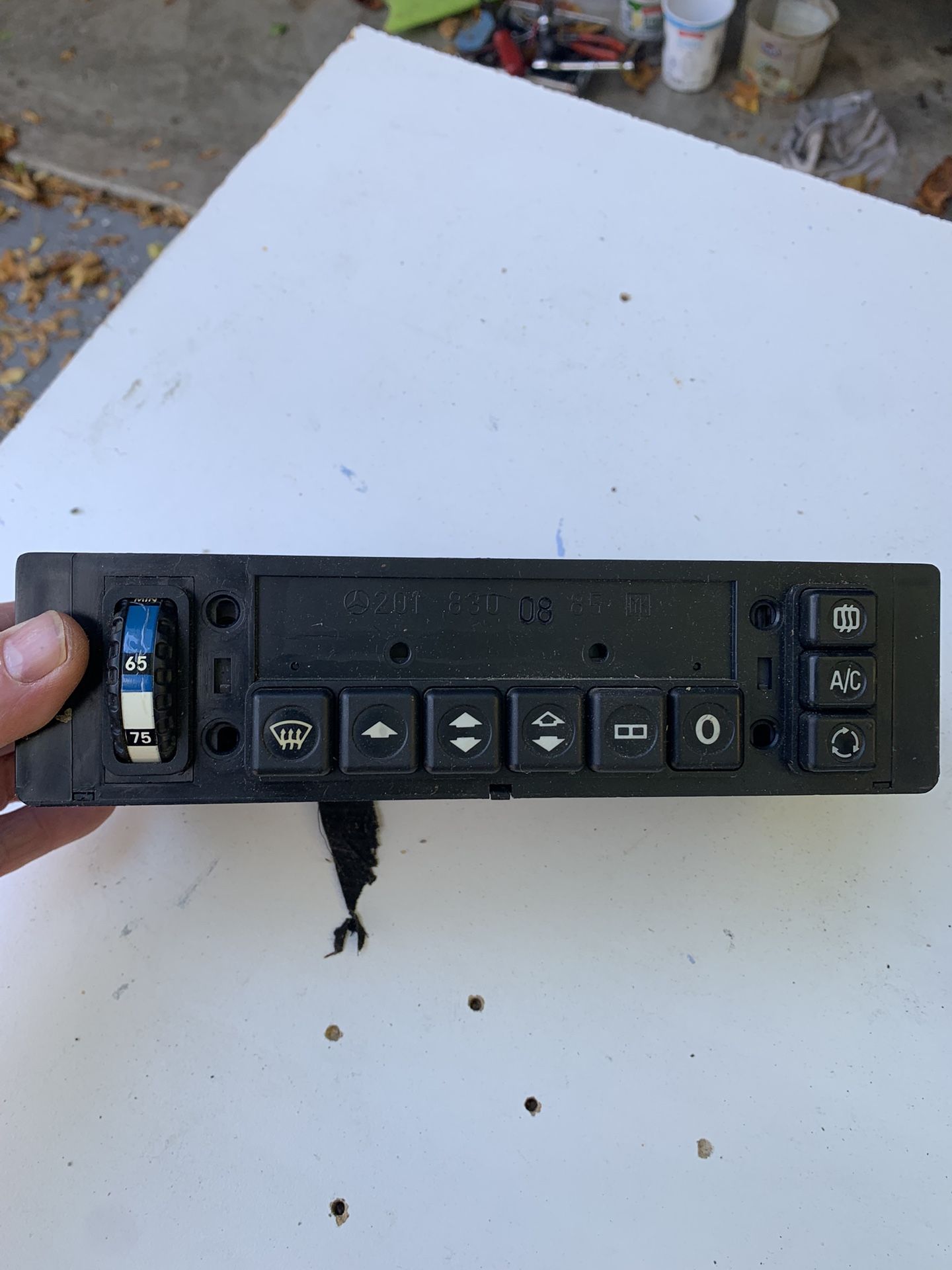 Mercedes a/c Control 1(contact info removed)