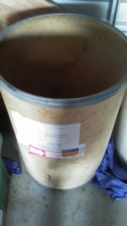Hard Cardboard Barrel.