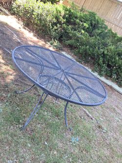 Wrought iron table $20
