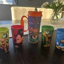 Disney Plastic Cups Bundle Of 5 