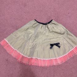 Small vintage green retro pin up 50s skirt tulle petticoat costume rockabilly