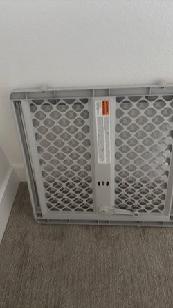 Gray Plastic Baby Safety Gate