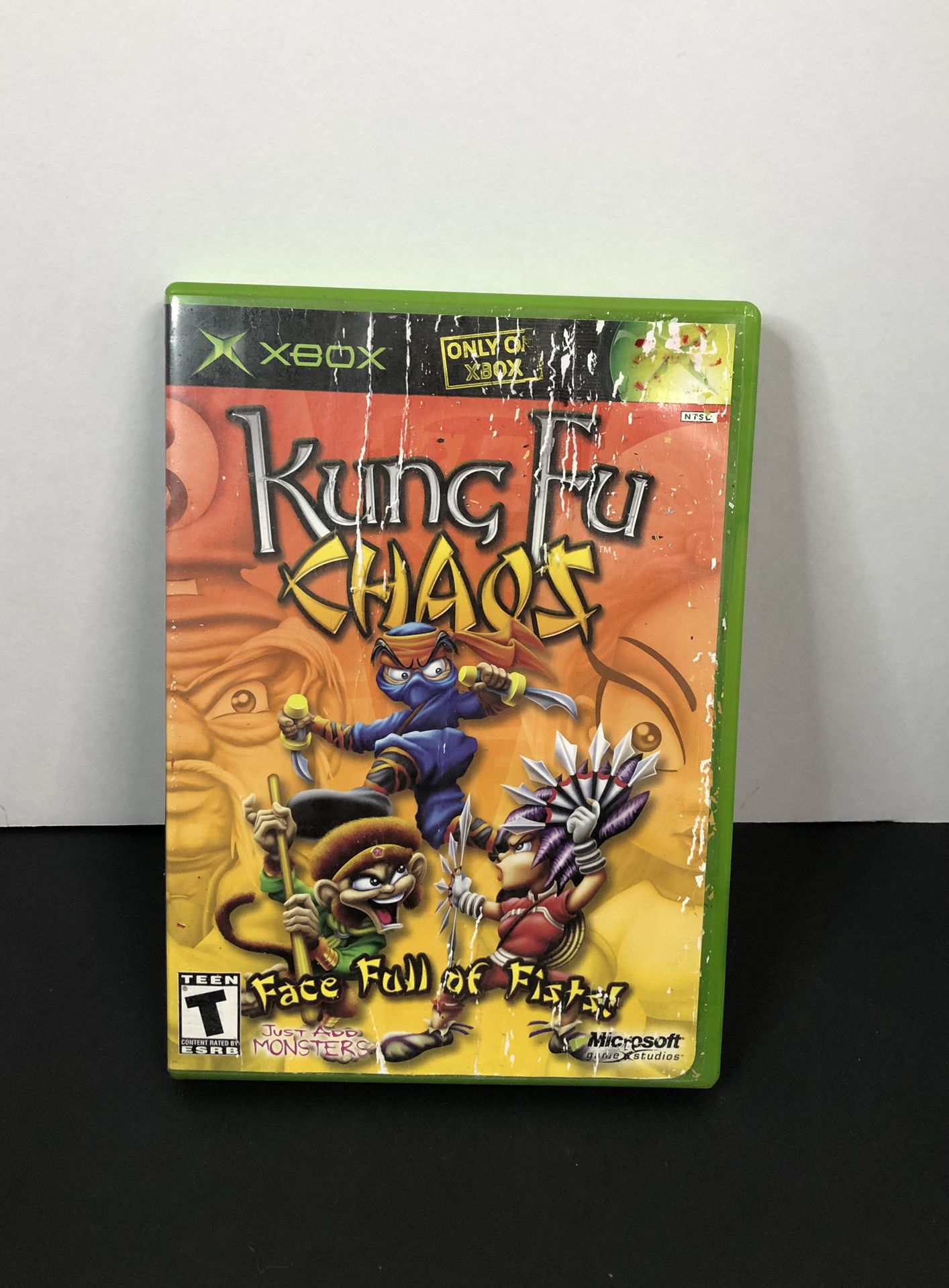 Kung Fu Chaos Microsoft Xbox Complete W/ Manual